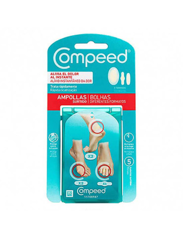 COMPEED AMPOLLAS SURTIDO 3 TAMAÑOS 10 UNIDADES PACK AHORRO
