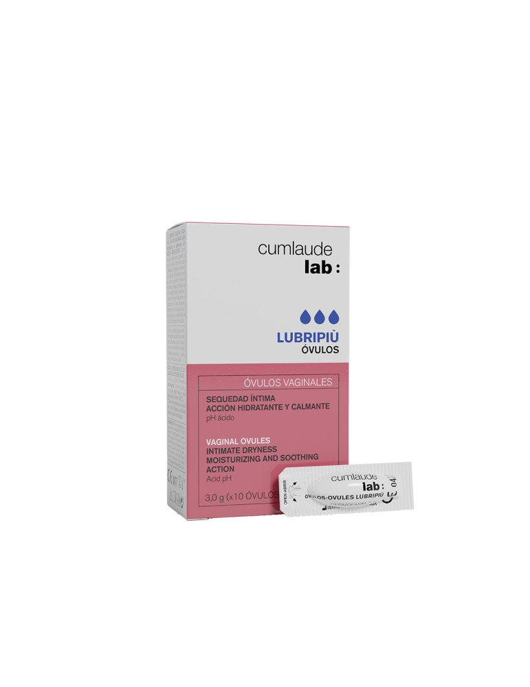 CUMLAUDE LAB: LUBRIPIU OVULOS VAGINALES 10 UNIDADES